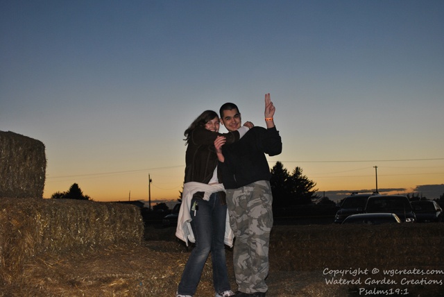 Fun at the corn maze.