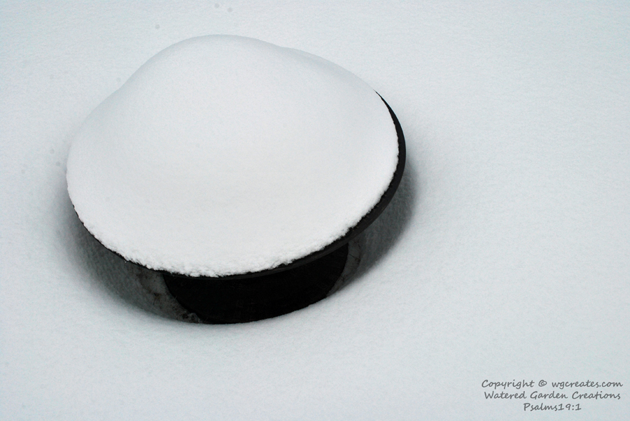 This is our firepit, looks like a bit mushroom doesn't it? :D